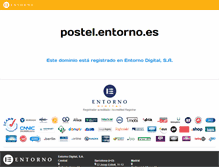 Tablet Screenshot of postel.entorno.es